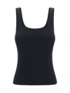 Zimmermann Halliday Ribbed Tank Top In Black