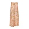 Zimmermann Printed High Waist Cargo Trousers