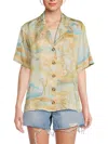 Zimmermann Women's Illuminate Tropical Camp Shirt In Neutral