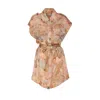 Zimmermann Illuminate Sleeveless Tunic Guava Morning