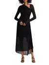 Zimmermann Women's Illustration Gathered Midi-dress In Black