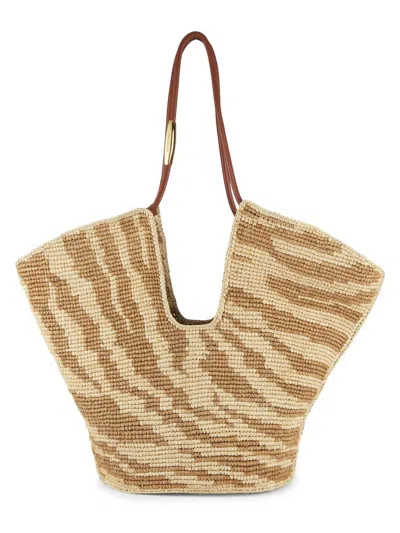 Zimmermann Women's Large Goldentime Raffia Tote Bag