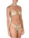Zimmermann Pattern Swimsuit Top And Swimsuit Pants In Multi