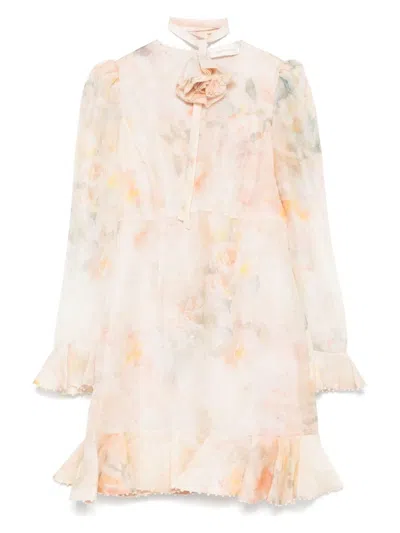 Zimmermann Women's ml Crush Nude Est Flower Long Dress In Ciaraflorl