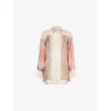 Zimmermann Silk Blouse Illustration Design In Paisley Haze