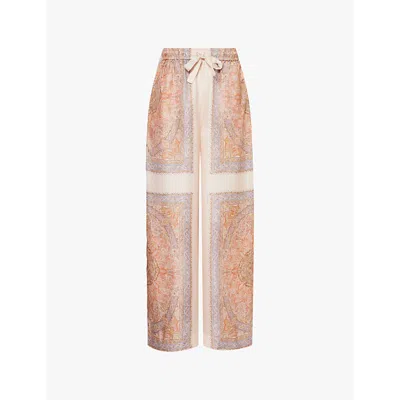 Zimmermann Women's Of Silk Pants In Seven Words. In Multi