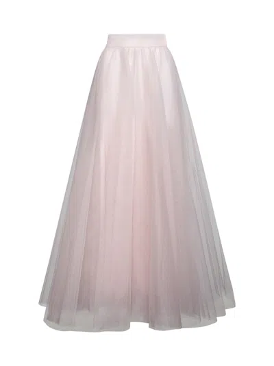 Zimmermann Women Pale Pink Tulle Maxi Skirt