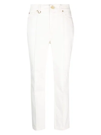Zimmermann Matchmaker Capri Cropped Jeans In Mlk