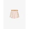 Zimmermann Waverly Tuck Shorts Pink In Pink