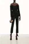Zimmermann Women's Prima Off Shoulder Bodice In Black In Black