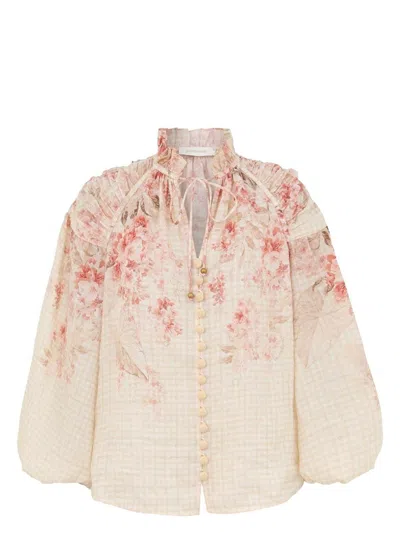 ZIMMERMANN WOMEN'S PRINTED BLOUSE SHIRT