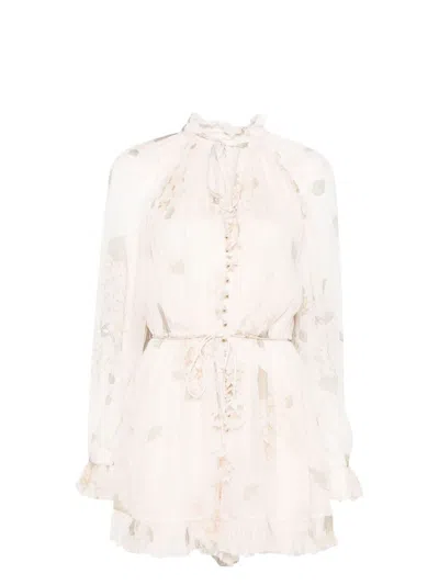 Zimmermann Women's Printed Short Playsuit