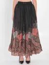 Zimmermann Rhiannon Ruffled Paisley-print Organic Silk Maxi Skirt