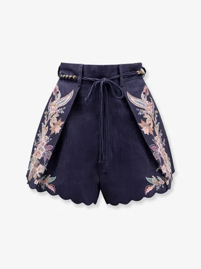 Zimmermann Women Rhiannon Tuck Linen Short