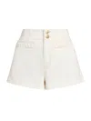 Zimmermann Roselight Braided-trim Shorts In White