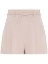 Zimmermann Pink Linen Illuminate Shorts In Pink