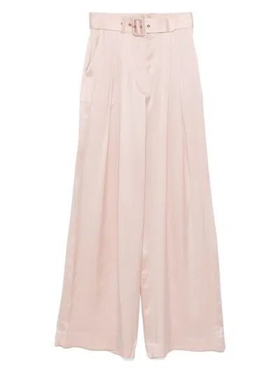 ZIMMERMANN WOMEN'S SILK PALAZZO PANTS