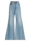Zimmermann Denim Flared Jeans In Multi