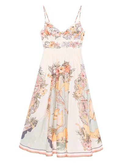 ZIMMERMANN WOMEN'S TALLOW TUCKED BODICE DRESS