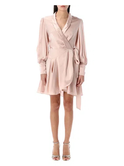 ZIMMERMANN WOMEN'S WRAP MINI DRESS