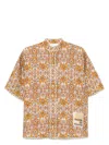 Zimmermann Wylie Shirt In Yellow,orange