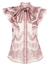 Zimmermann Women's  Frilled Blouse Shirt