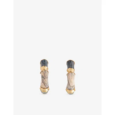 Zimmermann Womens  Wisp 16ct Gold-plated Brass Hoop Earrings