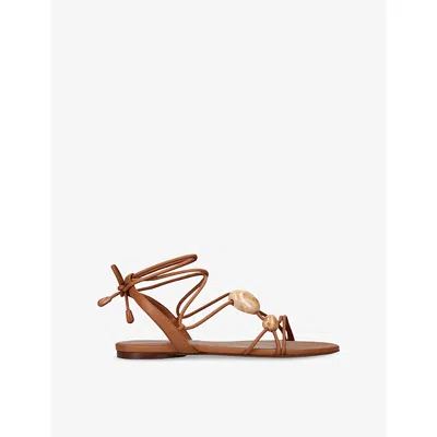 Zimmermann Womens  Gleam Leather Sandals