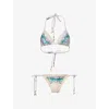 Zimmermann Beige Floral Swimwear In Multi