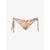 Zimmermann Womens Patch Multi Daylight Printed Bikini Bottoms In Multi