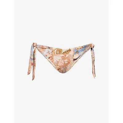 Zimmermann Womens Patch Multi Daylight Printed Bikini Bottoms