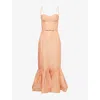 Zimmermann Womens Peach Zimm M Hypnotic Gown Xs In Orange