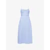 Zimmermann Kindred Spirit Luna Linen Midi Dress In Pattern