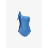 Zimmermann Ascension One-piece Swimsuit In Blue