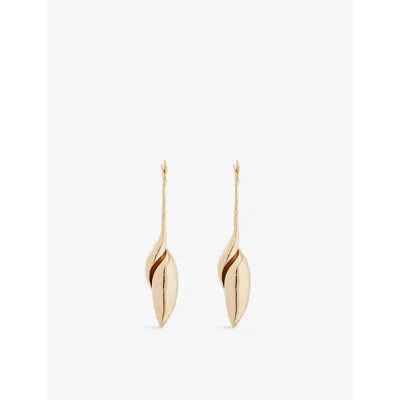 Zimmermann Womens  Flow 12ct Yellow-gold Plated Brass Drop Earrings