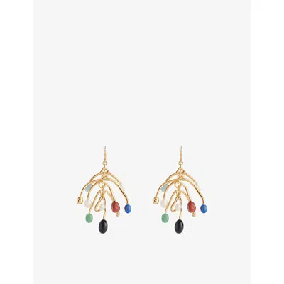 Zimmermann Womens Gold Multi Mellow 12ct Yellow-gold Plated Brass Earrings
