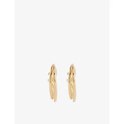 Zimmermann Womens Mellow 12ct Yellow-gold Plated Brass Hoop Earrings