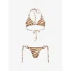 Zimmermann Womens  Wanderlust Ring-tie Bikini Set In Black