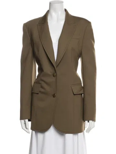 Pre-owned Zimmermann Wool Blazer In Green