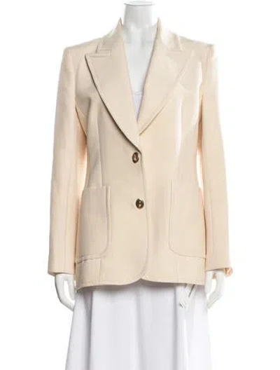 Pre-owned Zimmermann Wool Blazer In Neutrals