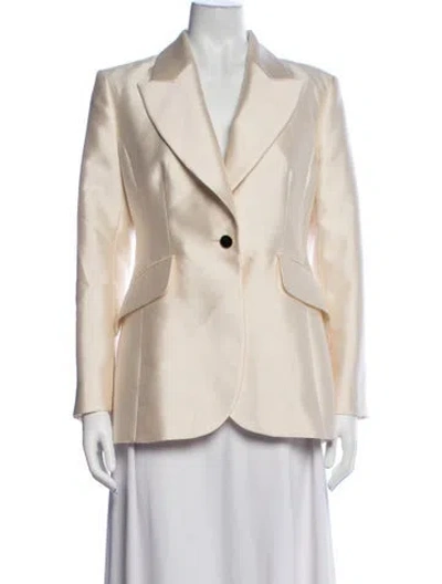 Pre-owned Zimmermann Wool Blazer In Neutrals