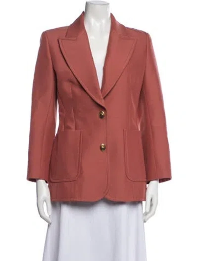 Pre-owned Zimmermann Wool Blazer In Pink