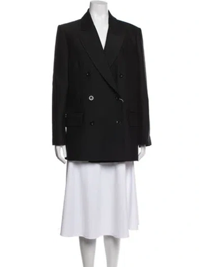 Pre-owned Zimmermann Wool Blazer W/ Tags In Black