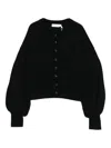 Zimmermann Wool Cardigan In Black
