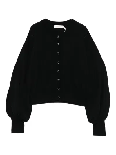 Zimmermann Wool Cardigan In Black