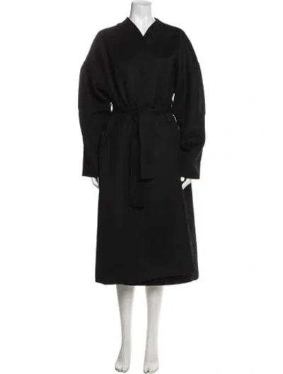 Pre-owned Zimmermann Wool Coat In Black