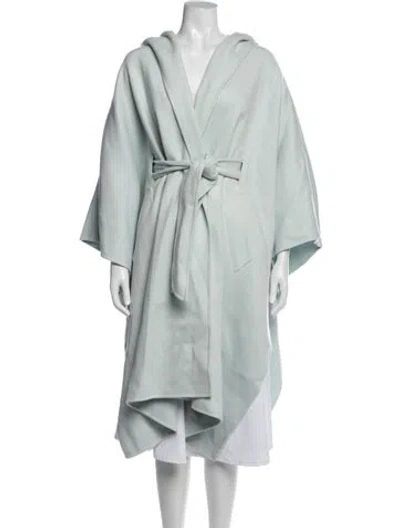 Pre-owned Zimmermann Wool Coat In Blue
