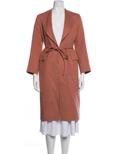 Pre-owned Zimmermann Wool Coat In Pink