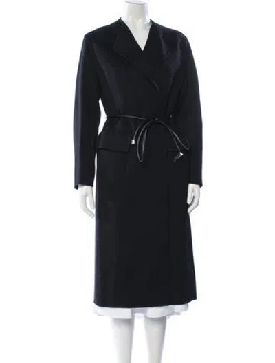 Pre-owned Zimmermann Wool Coat W/ Tags In Blue
