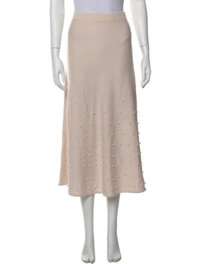 Pre-owned Zimmermann Wool Long Skirt In Neutral